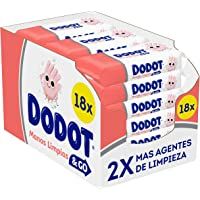 DODOT Manos Limpias &amp- Go 18 Paquetes De 40 Unidades- 720 Toallitas- Toallitas Higienizantes De Manos Para Toda La…